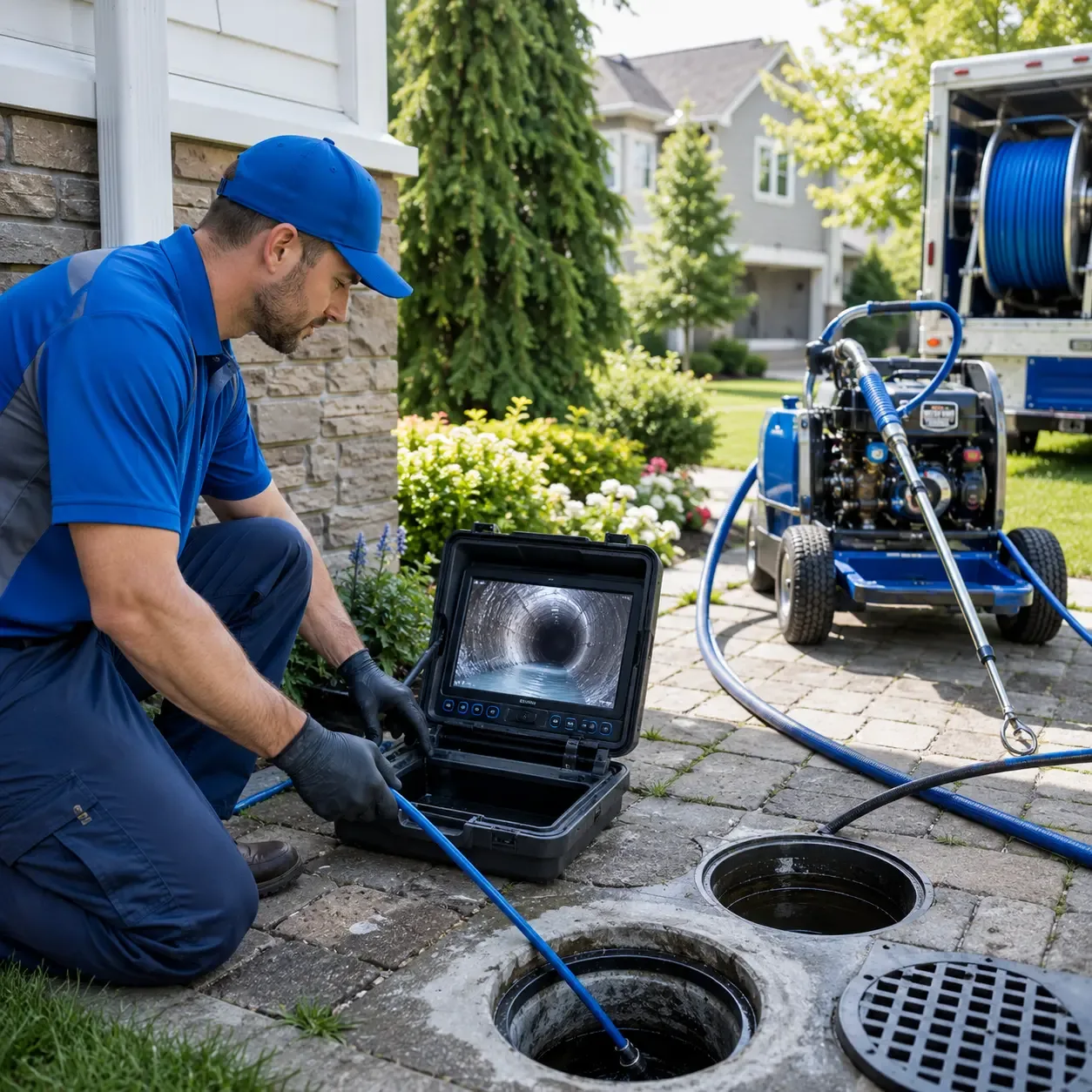 Outdoor drain cleaning professionals serving Omega, GA